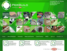 Tablet Screenshot of perbuild.com